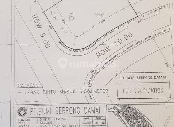 KAVLING  MURAH  TAMAN GIRILOKA POSISI BAGUS 1