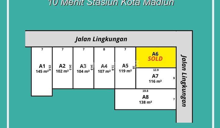 Jual Kavling Murah Prospek Kost Madiun 5 Menit Dari Exit Tol  1