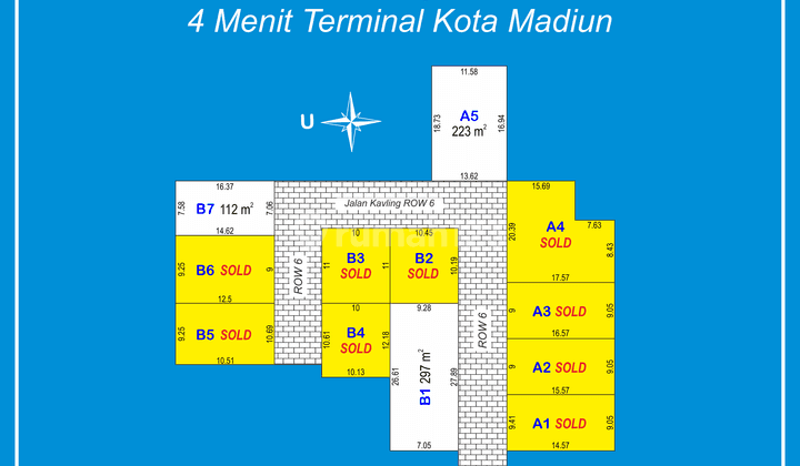 Tanah Murah Madiun 2 Menit Terminal Purboyo  1