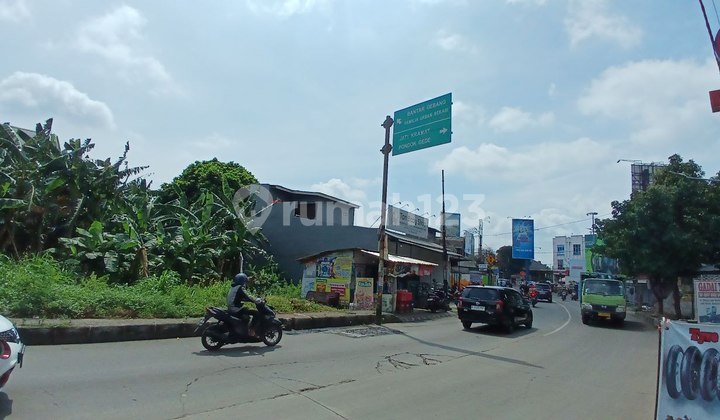 For Rent Commercial Land Location on the Side of Jati Asih Main Road Busy Traffic