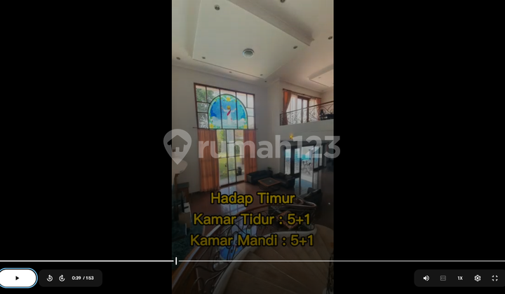DIJUAL RUMAH CAKEP 2 LANTAI 5BR FULL FURNISHED LENGKAP DENGAN KOLAM RENANG DI SETIABUDI REGENCY 2