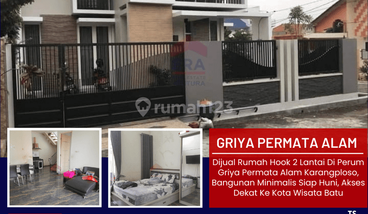 Rumah Hook 2 Lantai Di Perum Griya Permata Alam Karangploso 1