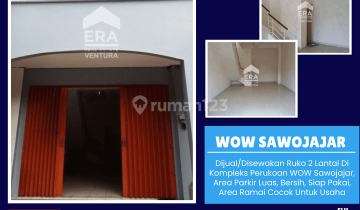 Disewakan Ruko 2 Lantai Di Kompleks Perukoan WOW Sawojajar 1