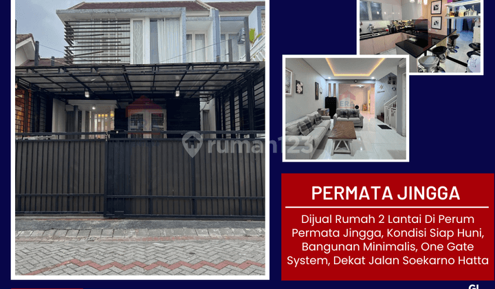 Rumah 2 Lantai Di Perum Permata Jingga, Kondisi Siap Huni 1