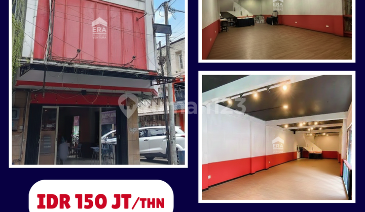 For Rent 3-Story Hook-Shaped Shop House on Jalan Kembar Soekarno Hatta For Rent 3-Story Hook-Shaped Shop House on Jalan Kembar Soekarno Hatta