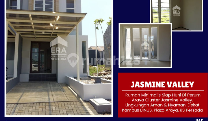 For Rent House In Araya Cluster Jasmine Valley, Near BINUS