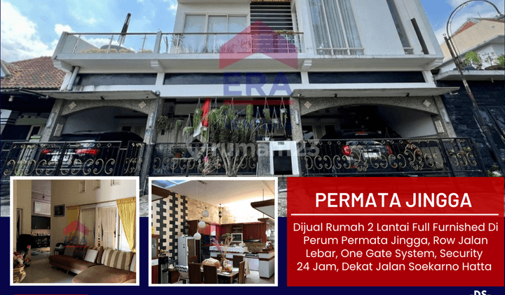 Rumah 2 Lantai Full Furnished Di Perum Permata Jingga 1