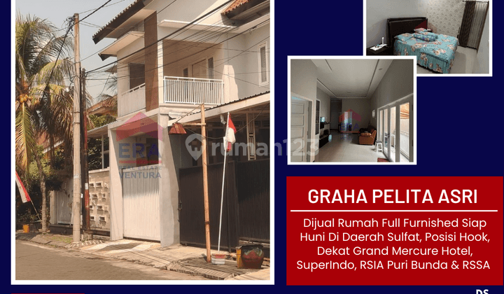 Rumah Full Furnished Siap Huni Di Daerah Sulfat, Posisi Hook 1