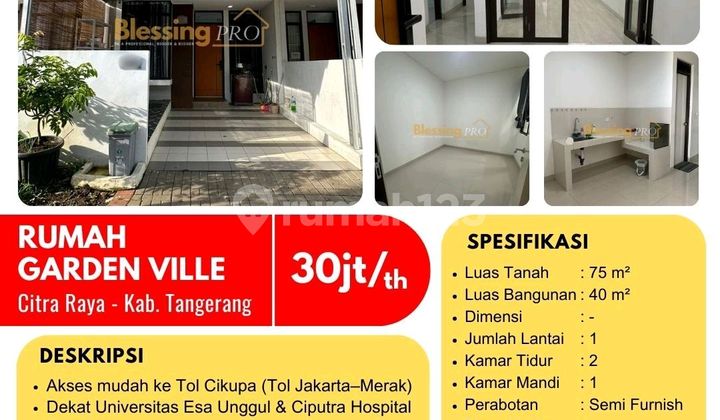 Disewakan Rumah Citra Raya Gardenville Disewakan Rumah Citra Raya Gardenville