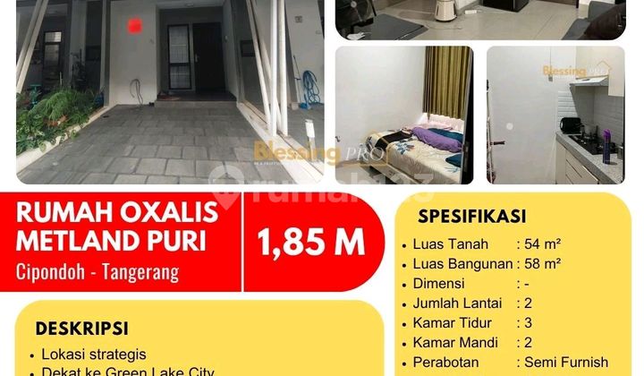 Dijual Cepat Rumah Metland Puri Dijual Cepat Rumah Metland Puri