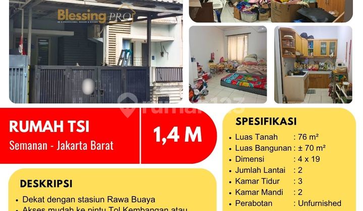 Dijual Rumah Taman Semanan Indah