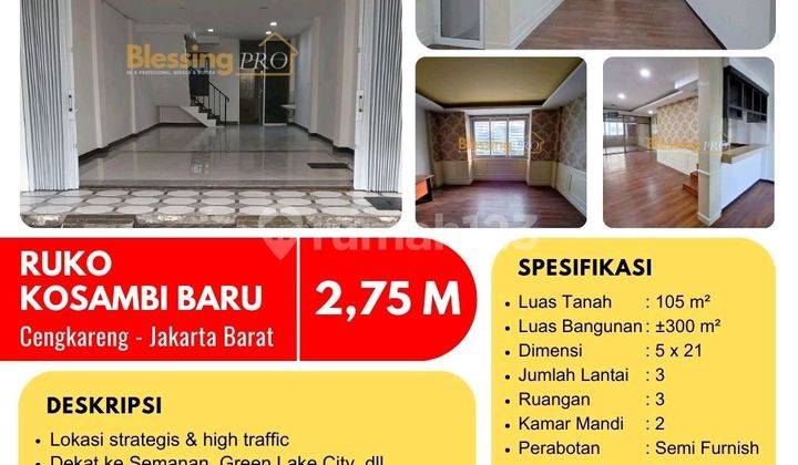 Dijual Ruko Strategis Kosambi Raya Semi Furnished Dijual Ruko Strategis Kosambi Raya Semi Furnished