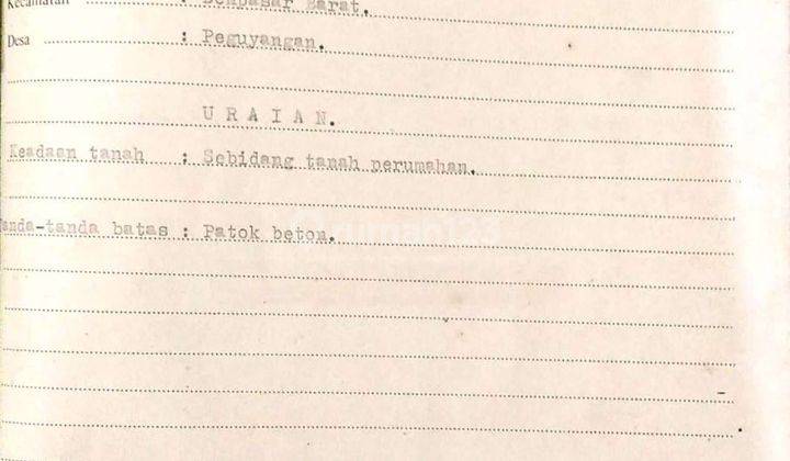 Dikontrakan Tanah Kosong Di Pusat Kota Denpasar 2