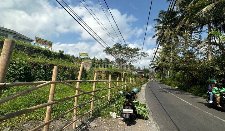 Tanah Cocok Bisnis Restoran Cafe Gym Pinggir Jalan Ubud 1