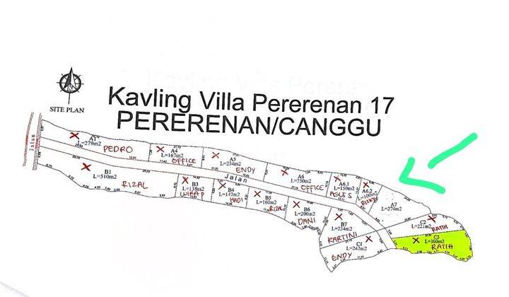 TANAH MURAH DI MUNGGU PERERENAN VIEW SAWAH COCOK VILLA RENTAL  2