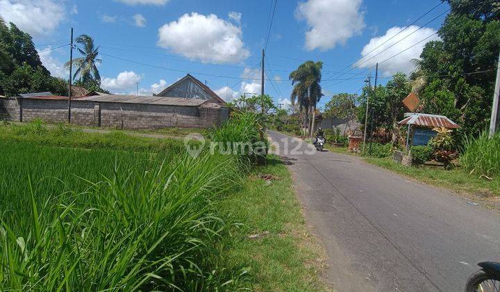 Tanah View Sawah Cantik Lingkungan Villa Harga Murah  2