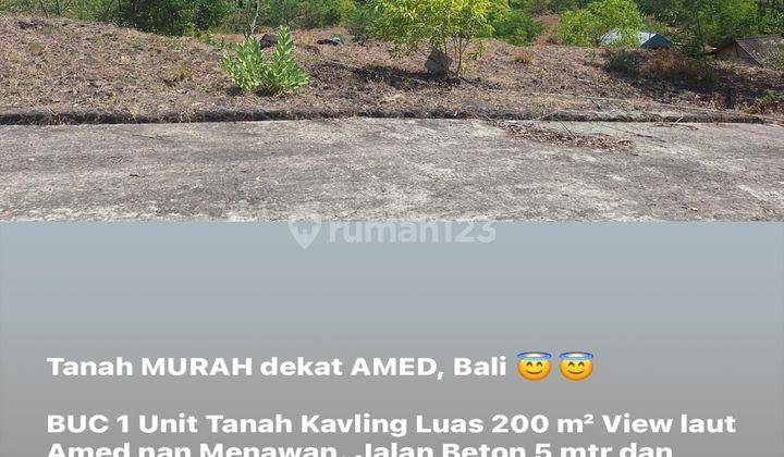 Tanah View Laut Amed Cocok Investasi Harga Murah  1