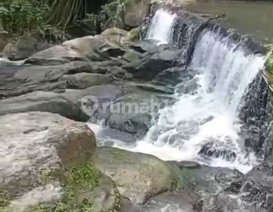 Cheap Land For Sale In Bitera Gianyar With River And Small Waterfall View