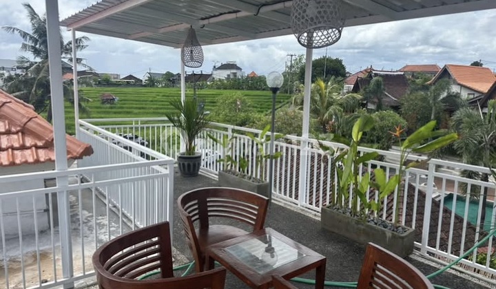 K415 Sewa Rumah View Sawah Dawas Canggu Kuta Badung Bali Dekat Tabanan Denpasar Seminyak Kerobokan Dalung 2