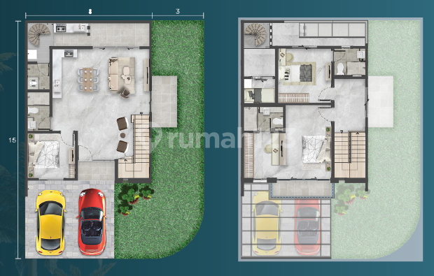 Dijual Rumah Pantai Indah Kapuk 2 Villa Pasir Putih 5 Tipe Akasia Hoek Pik2 2