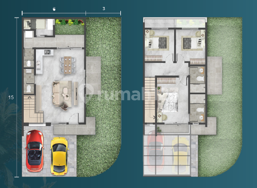 Dijual Rumah Pantai Indah Kapuk 2 Villa Pasir Putih 5 Tipe Pinus Hoek Pik2 2