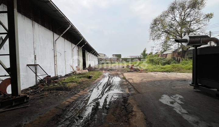 DIJUAL CEPAT !! TANAH & GUDANG KAPUK KAYU BESAR