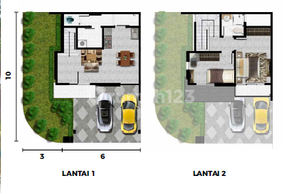 Dijual Rumah PIK2 Cluster Springville Type Orchid Hoek Pantai Indah Kapuk 2 2