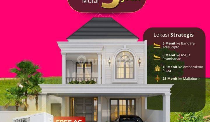 Promo Murah Super Hoki, Rumah 2 Lantai Free Kitchen Set 1