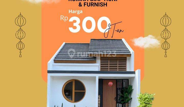 Promo Rumah 1 Lantai Full Furnish, Amankan Unitnya Sekarang  1