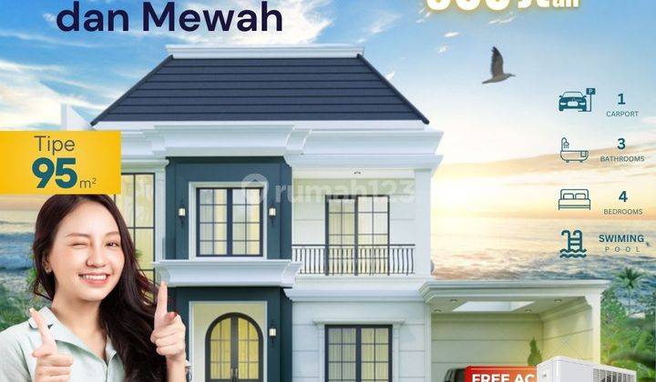 Rumah 2 Lantai Unfurnished Harga Murah di Jogja  1