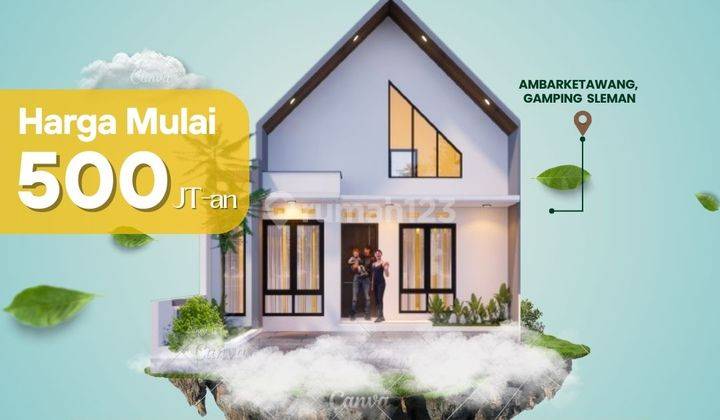 Rumah Unfurnished SHM 1 Lantai di Jogja Barat Murah 1