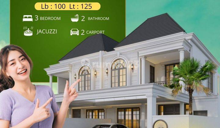 Rumah 2 Lantai Unfurnished Ada 3 Kamar, Harga Murah di Jogja 1