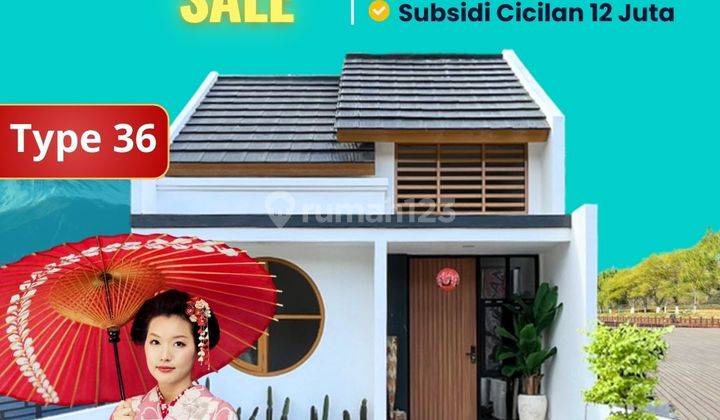 Rumah Baru Unfurnished Dengan Taman, Harga Murah Dan Aman 1