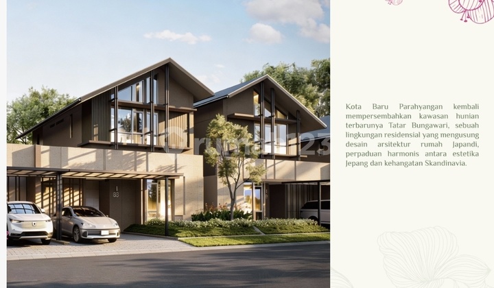 Rumah Baru Cluster Bungawari di Kota Baru Parahyangan 2