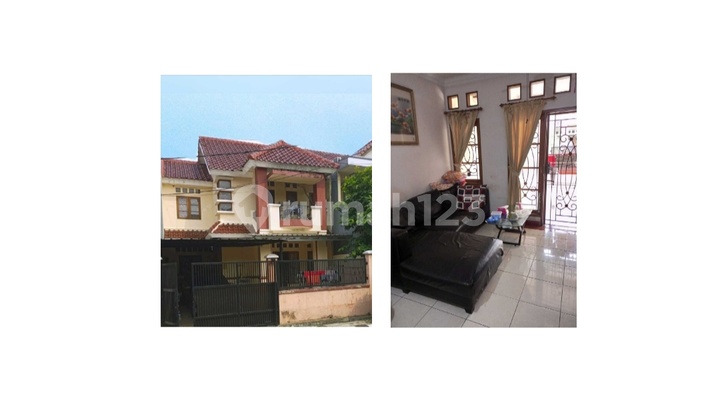 Rumah 2 LT 135/108M² Semi Furnished di Kemang Pratama 3