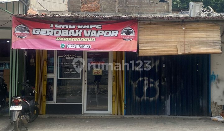 Kios 1 Lantai di Haji Teen Rawamangun Jakarta Timur Kios 1 Lantai di Haji Teen Rawamangun Jakarta Timur