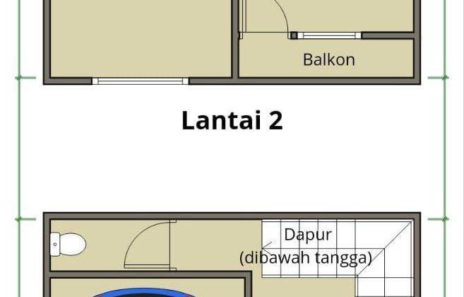 Rumah murah 2 Lantai di Jagakarsa 2