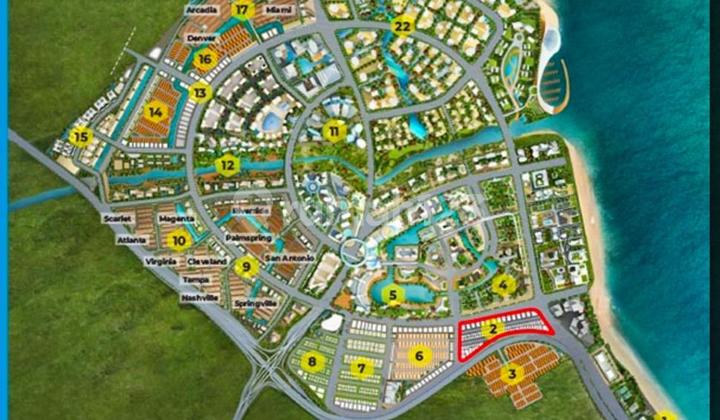 Kavling Komersil Gandeng Uk15x30m [X2] - Thamrin Center Cbd Pik2