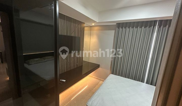 Balkon Kamar Utama Langsung View Laut - 2br Gold Coast Apartment Pik | Full Furnish Modern  2