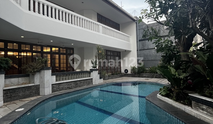 Nice House in Strategic Pondok Indah Area, Ready to Live In, Semi Furnished