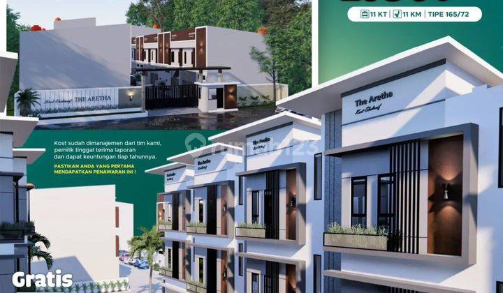 Di Jual Rumah Kos Mulawarman Dekat Undip Tembalang 3 Lantai 1