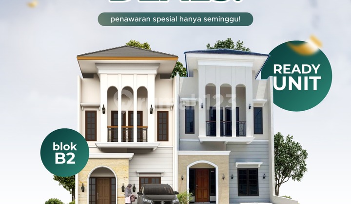 Promo Rumah 2 Lantai Harga 775 Jt Free Biaya- Biaya Shn 1
