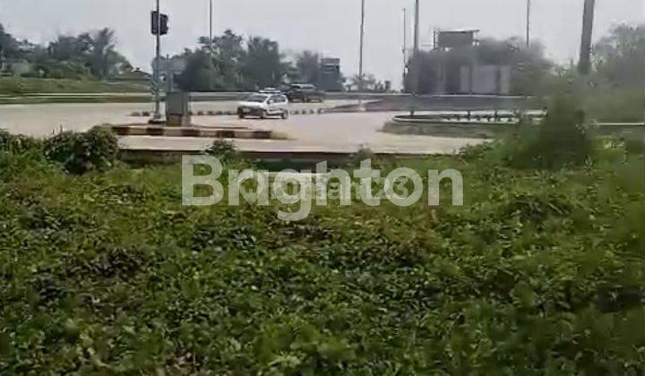 LAHAN RATA DEPAN GERBANG PINTU TOL TUNJUNG TEJA SERANG BANTEN 1