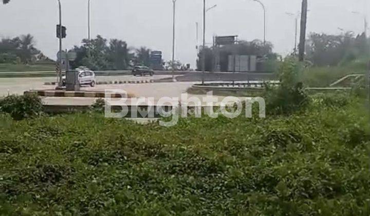 LAHAN RATA DEPAN GERBANG PINTU TOL TUNJUNG TEJA SERANG BANTEN 2