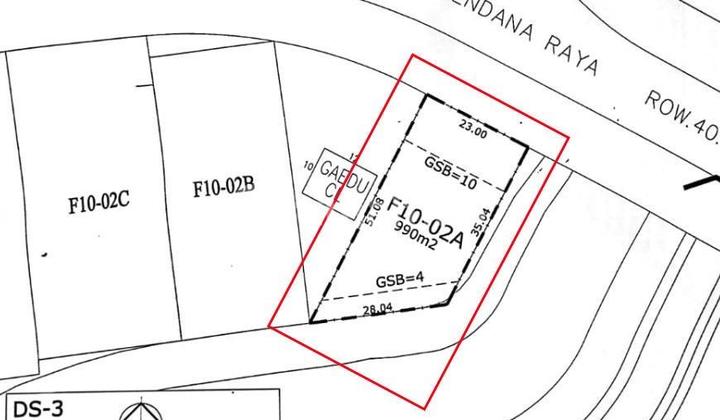 Dijual Murah Tanah Industri 990 M Delta Silicon Lippo Cikarang