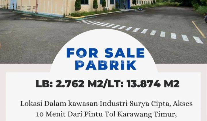 Dijual Gudang Bagus Kawasan Suryacipta Siap Pakai Karawang Tmiur 1