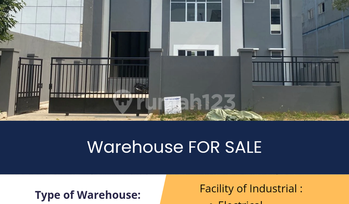 For Rent Quickly New Warehouse Area Delta Silicon Lippo Cikarang
