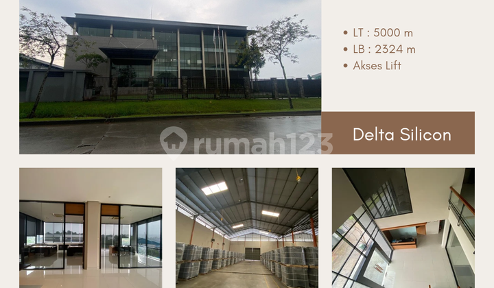 For Sale Premium Warehouse with Lift Access Delta Silicon Lippo Cikarang