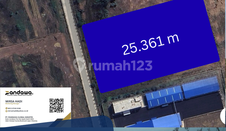 For Sale Strategic Industrial Land Artha Industrial Hill Karawang For Sale Strategic Industrial Land Artha Industrial Hill Karawang
