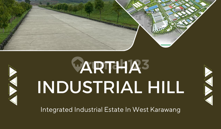 Ready-to-Build Industrial Land Premium Artha Hill West Karawang Ready-to-Build Industrial Land Premium Artha Hill West Karawang